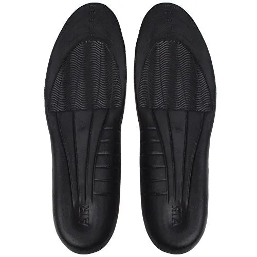 footinsole Dress Shoe Insoles Dress-fit Support Inserts Pain Relief Orthotics Full Length Insole – Cut to Fit Size (Mesh Black)