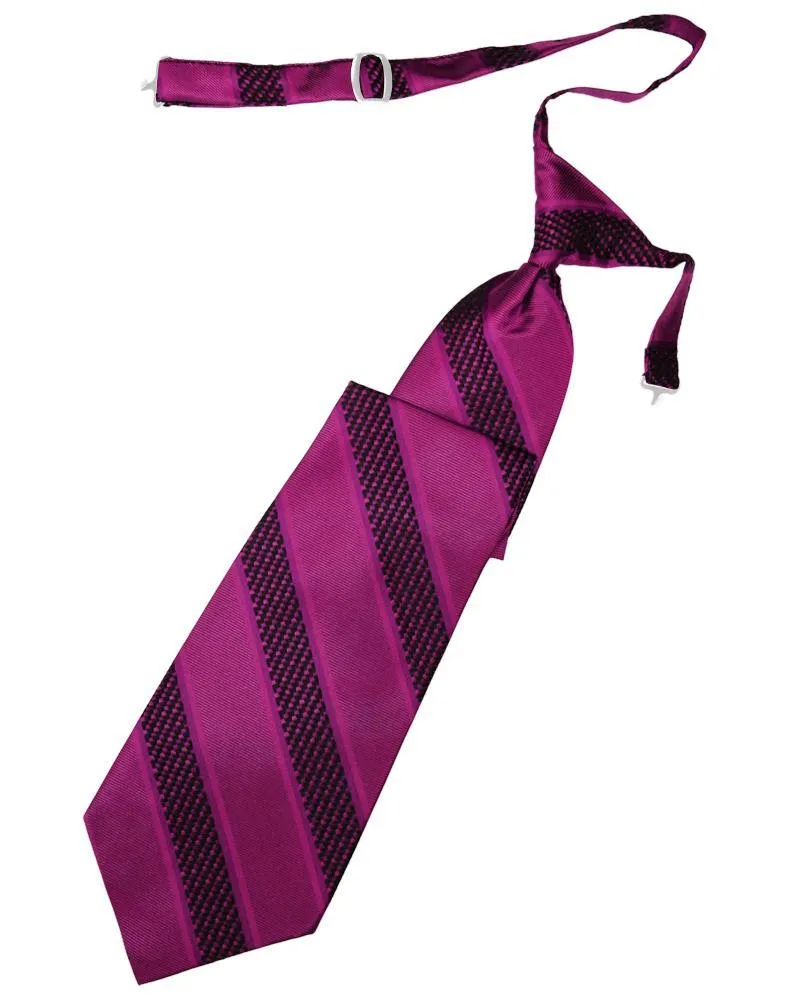 Fuchsia Venetian Stripe Necktie