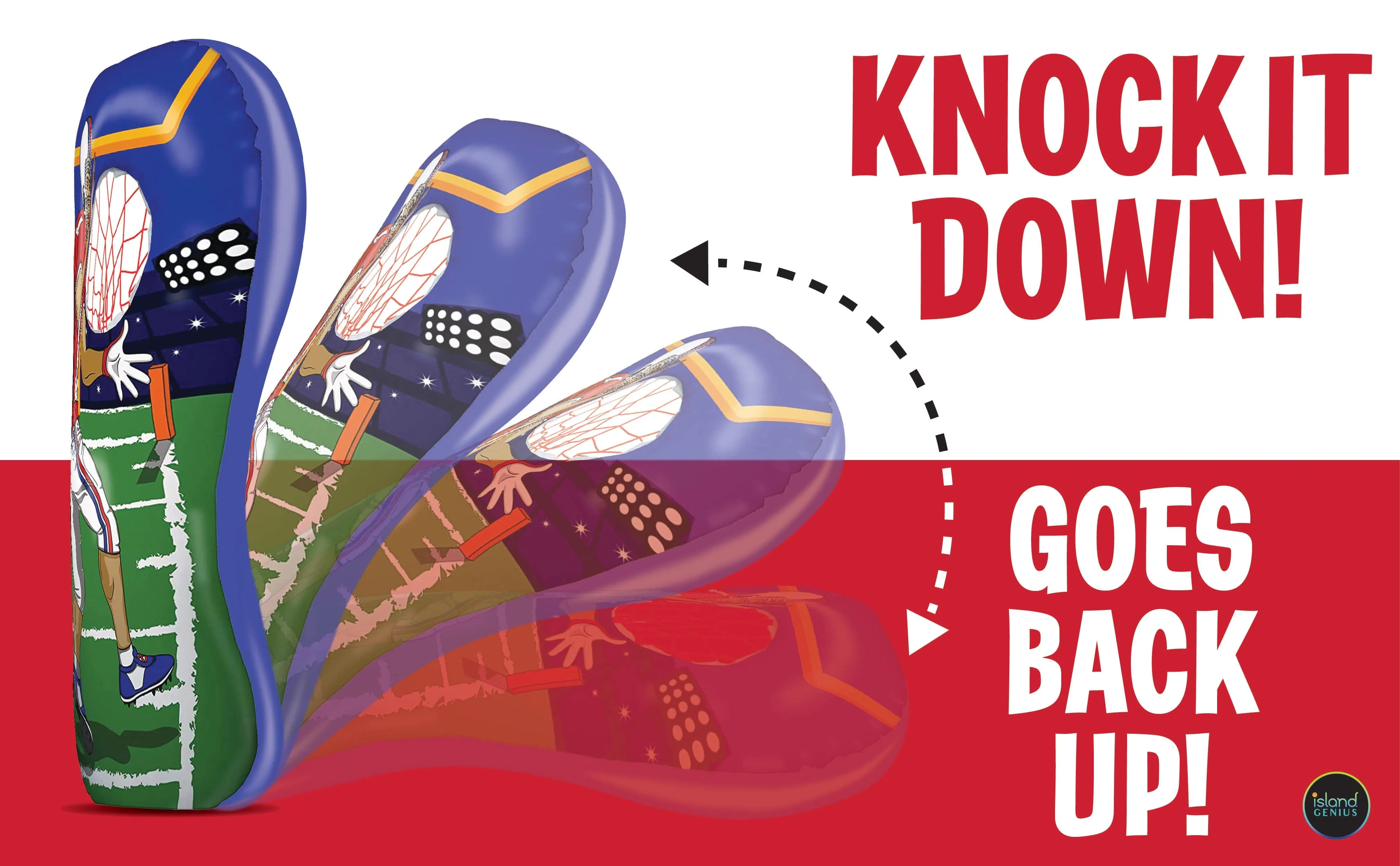 Giant Inflatable Football Toss Game