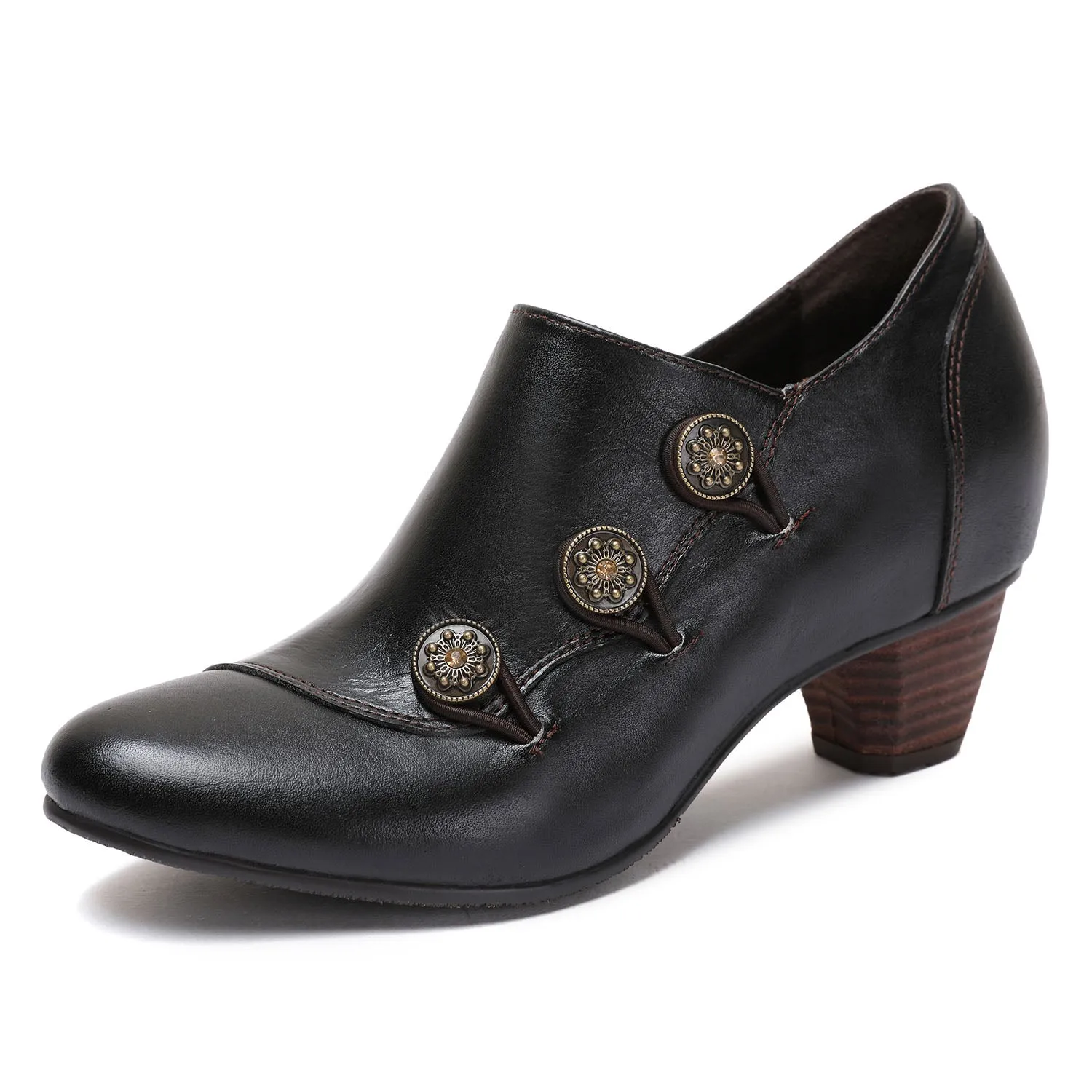 Hand Painted Leather Classic Shoes