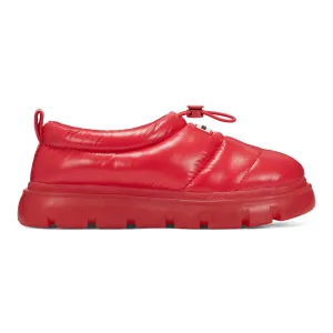 Hunter Women's Madison Lug Sole Insulated Water Resistant Slip-on Shoes Medium Red HWMADISON 610