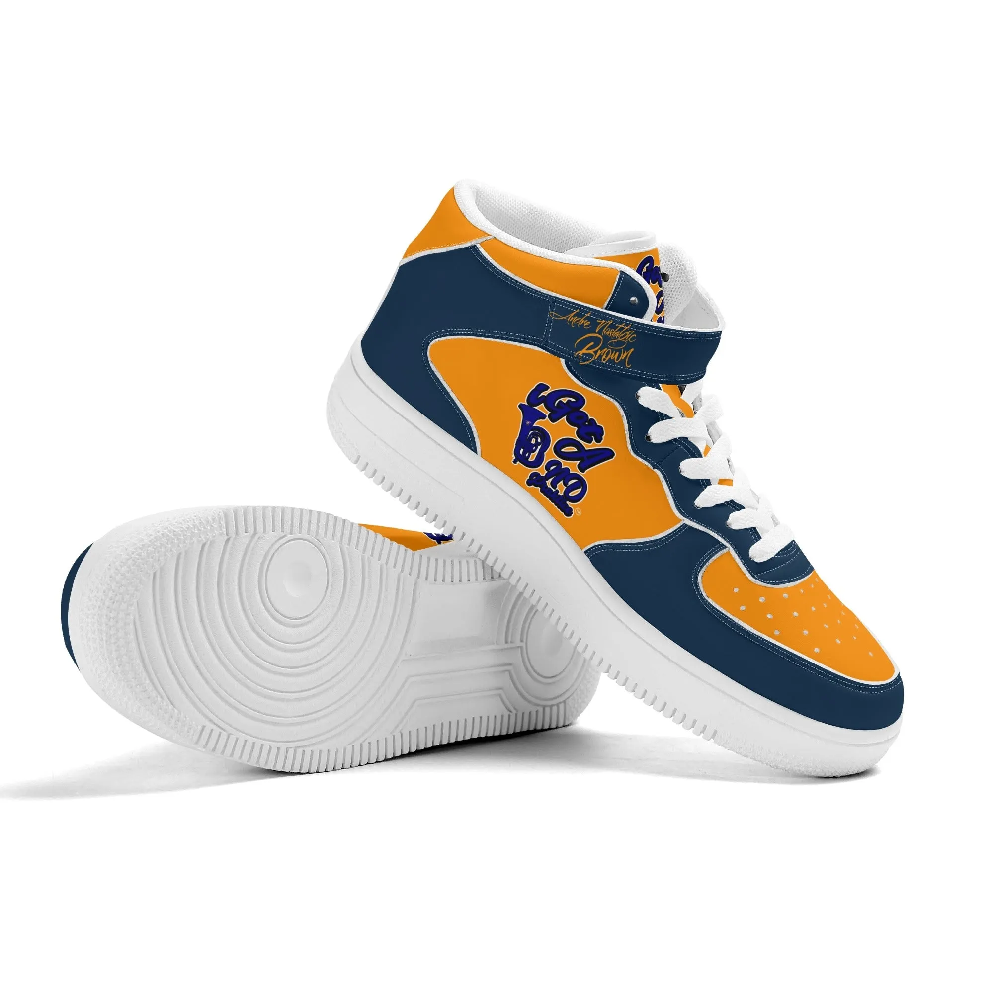 I Got Band Praktice Mens Upgraded High Top Leather Sneakers