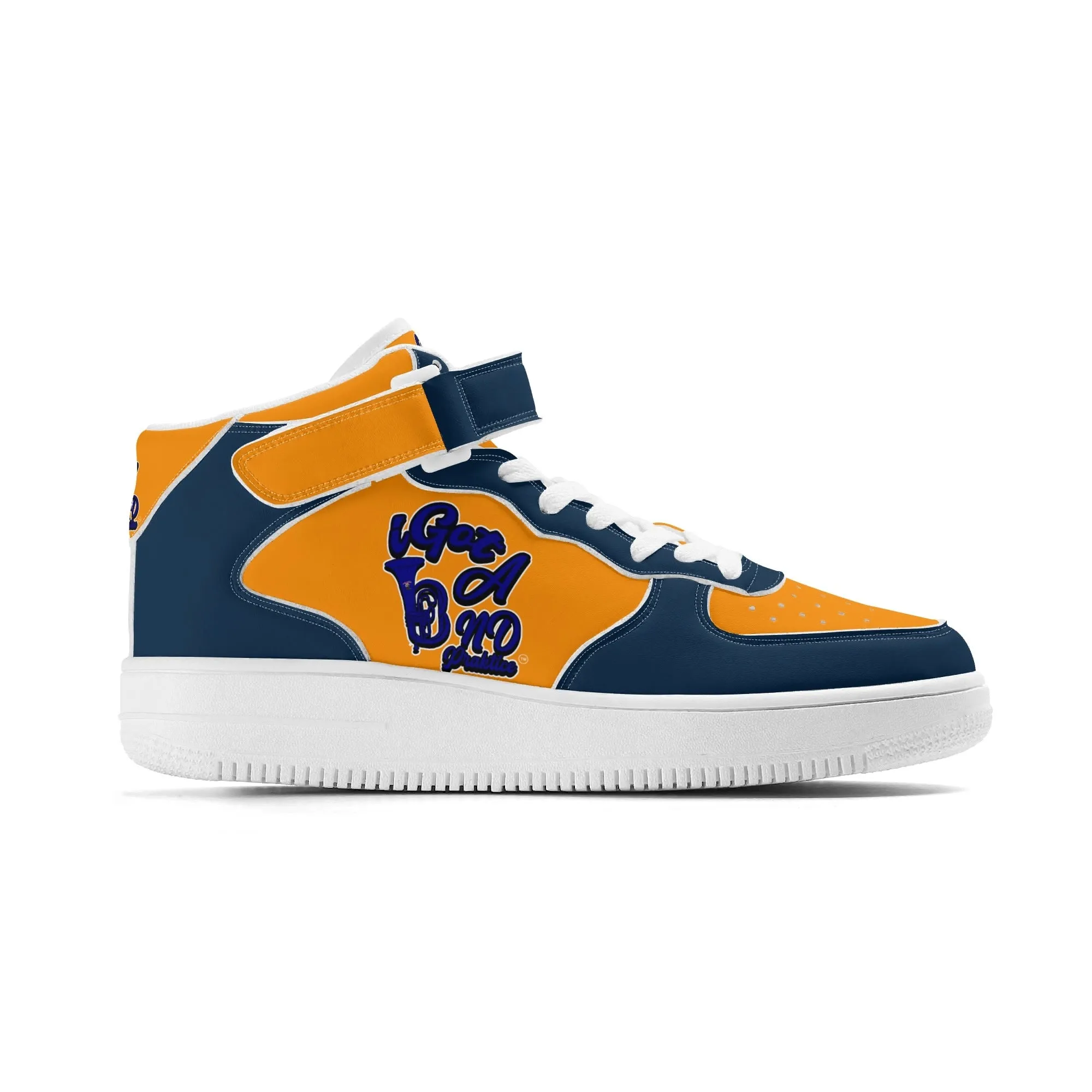 I Got Band Praktice Mens Upgraded High Top Leather Sneakers