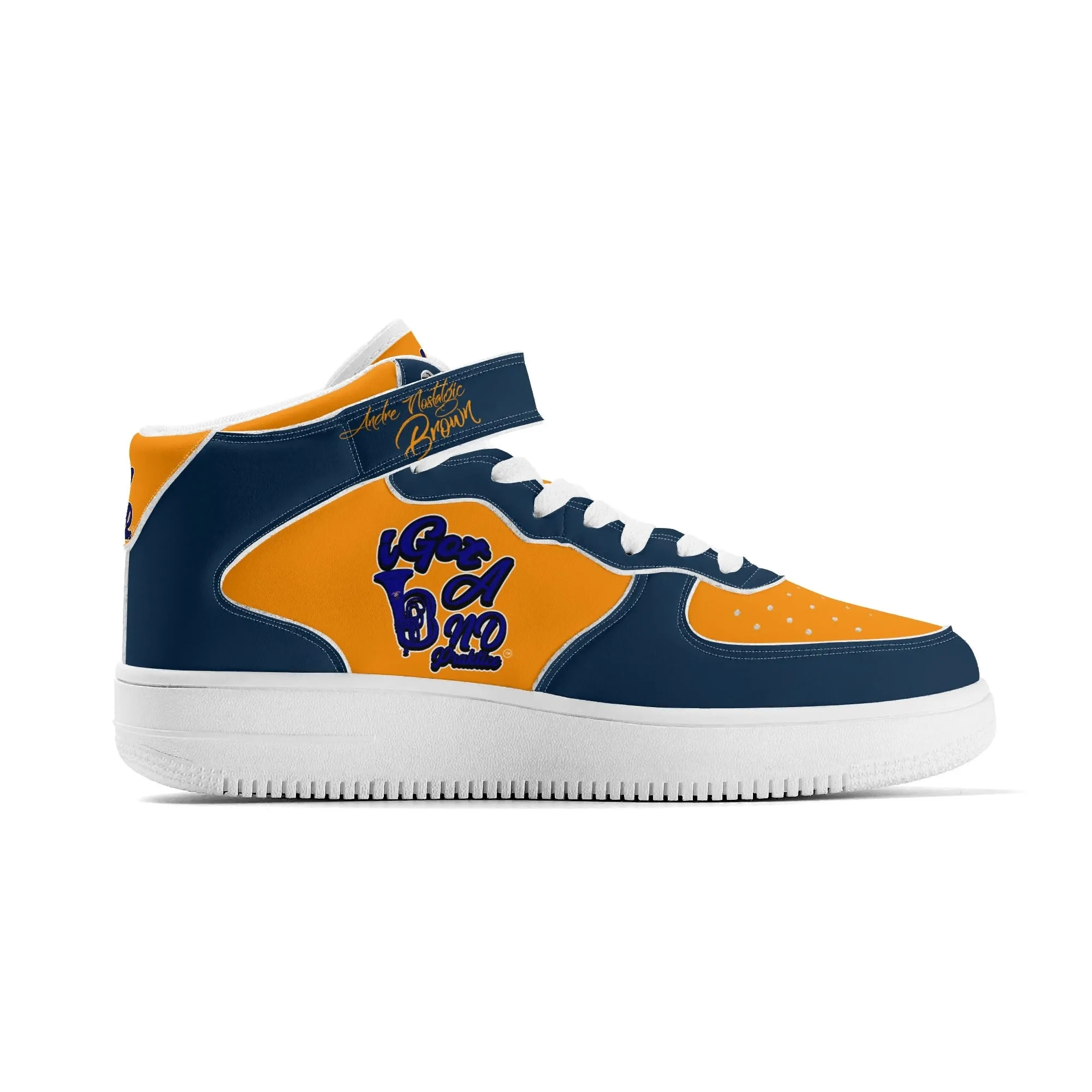 I Got Band Praktice Mens Upgraded High Top Leather Sneakers