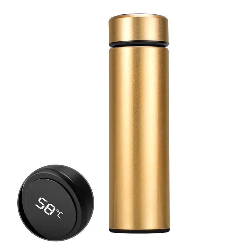 Intelligent Thermal Insulation Cup Smart LED Temperature Display, Stainless Steel Vacuum Insulated Water Bottle