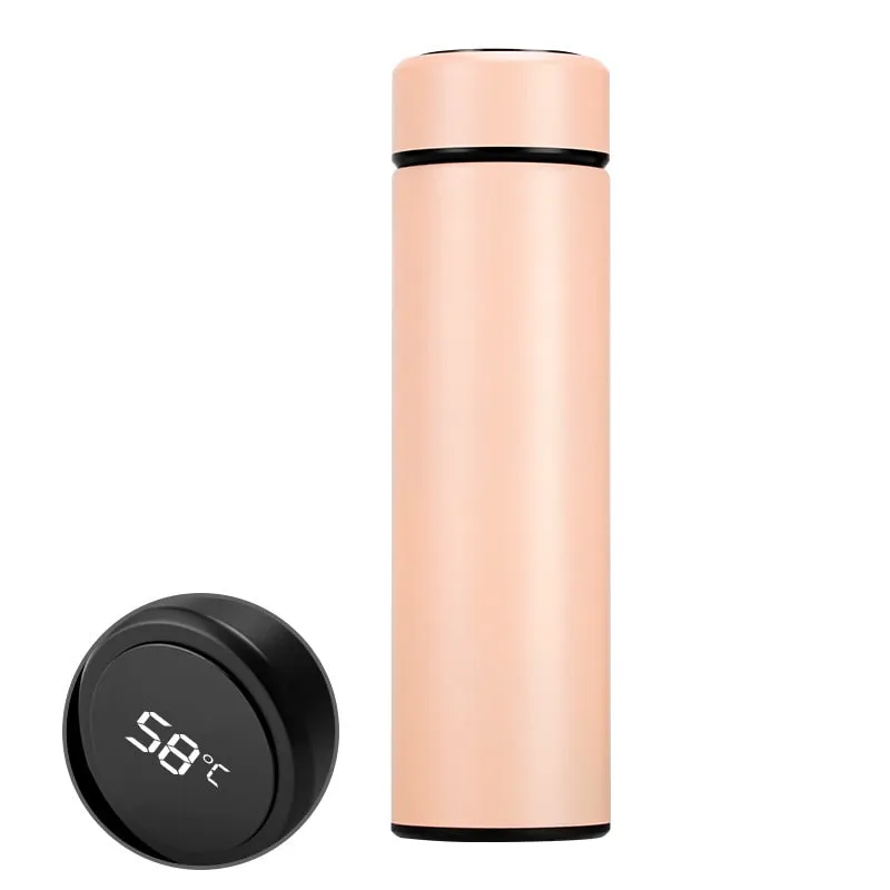 Intelligent Thermal Insulation Cup Smart LED Temperature Display, Stainless Steel Vacuum Insulated Water Bottle