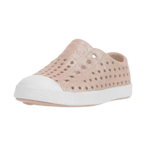 Jefferson Shoes Metal Bling/Shell White