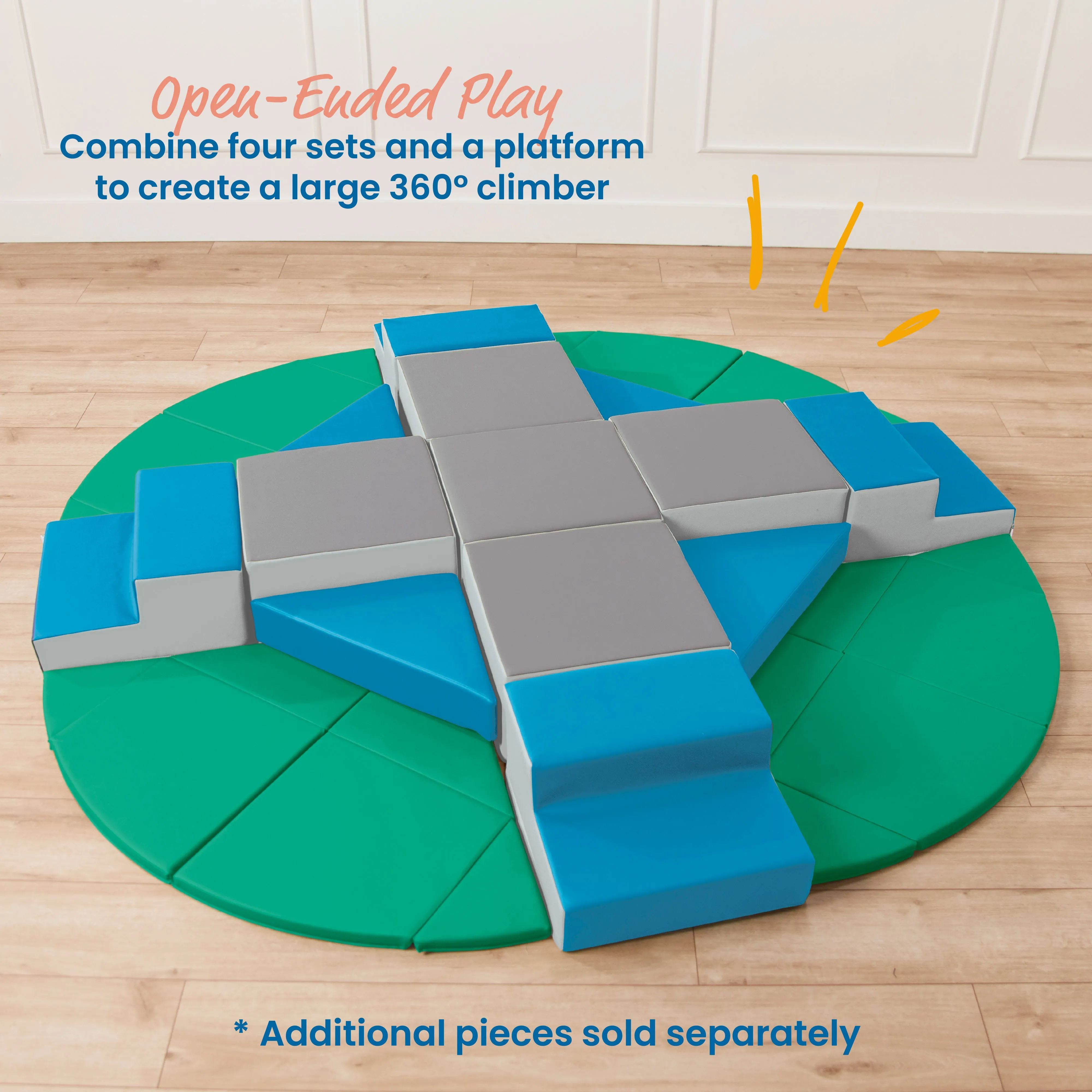 Junior Adventurer's Summit Step, Corner Climber, 4-Piece