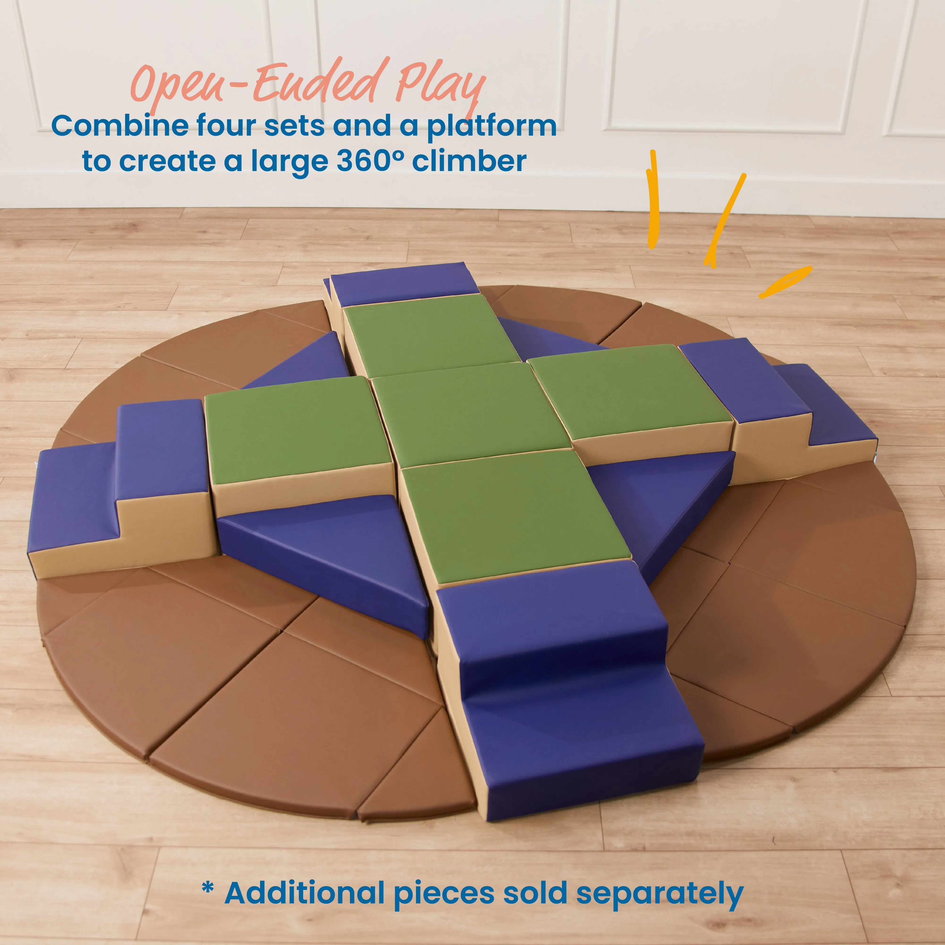 Junior Adventurer's Summit Step, Corner Climber, 4-Piece