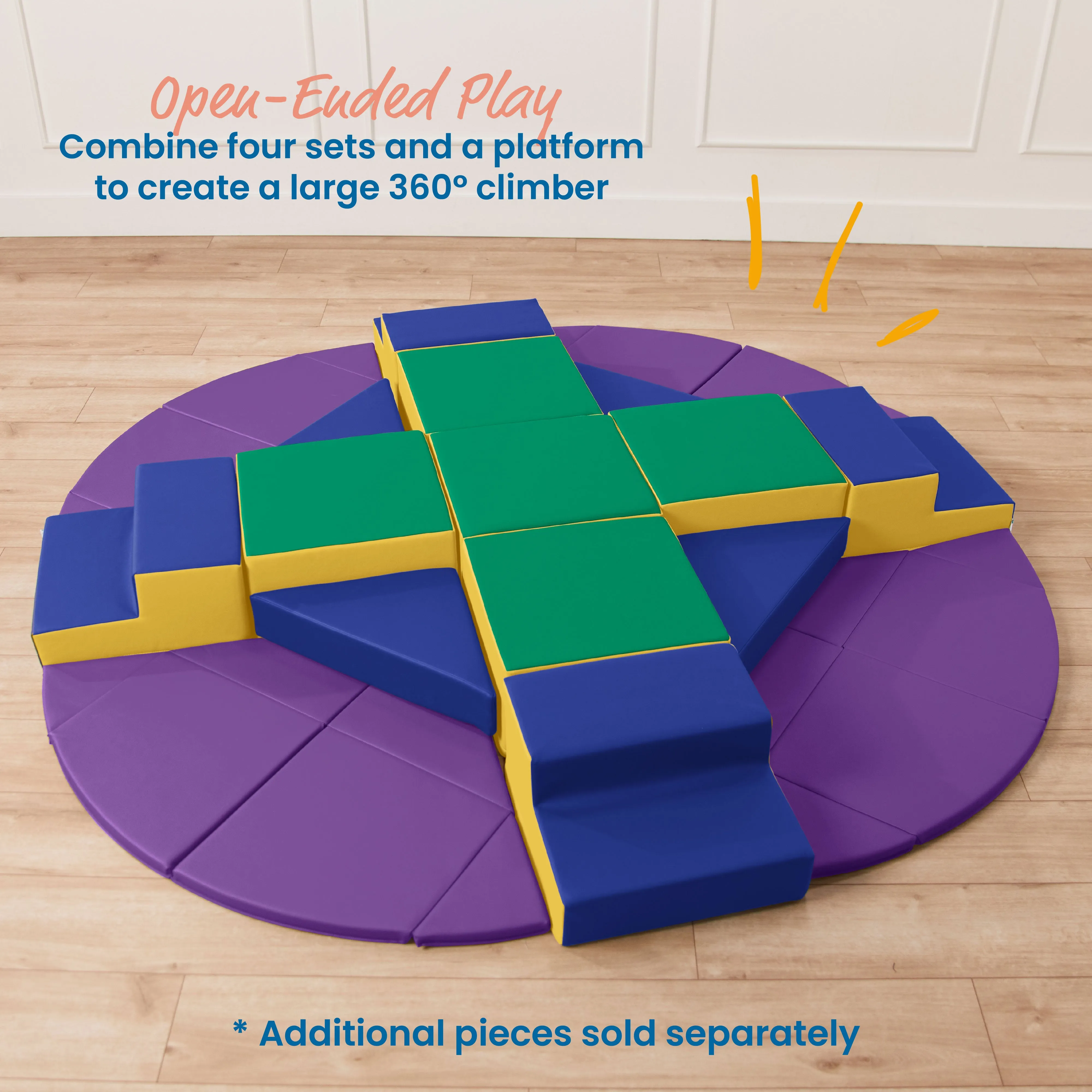 Junior Adventurer's Summit Step, Corner Climber, 4-Piece
