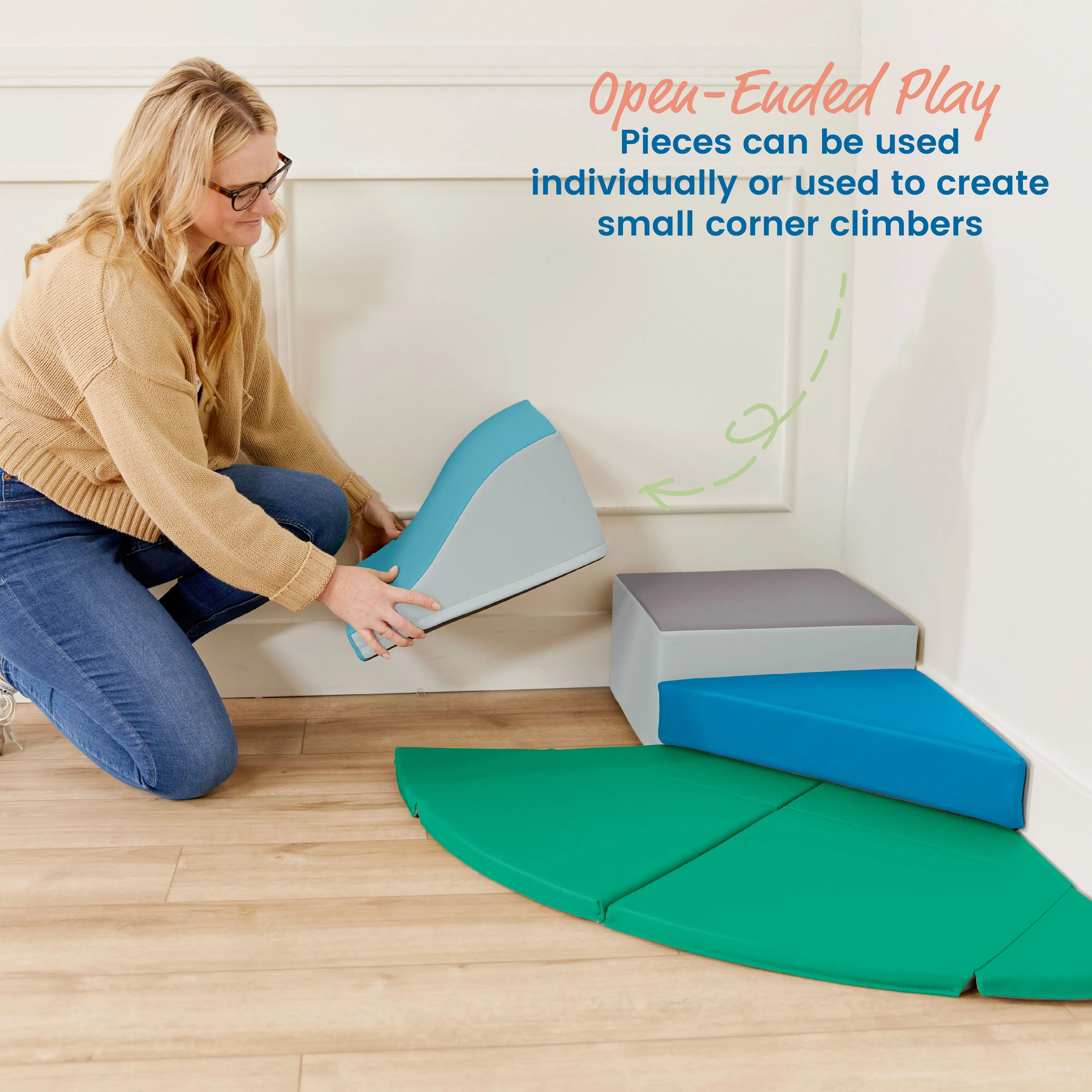 Junior Adventurer's Summit with Slides, 360 Climber, 17-Piece