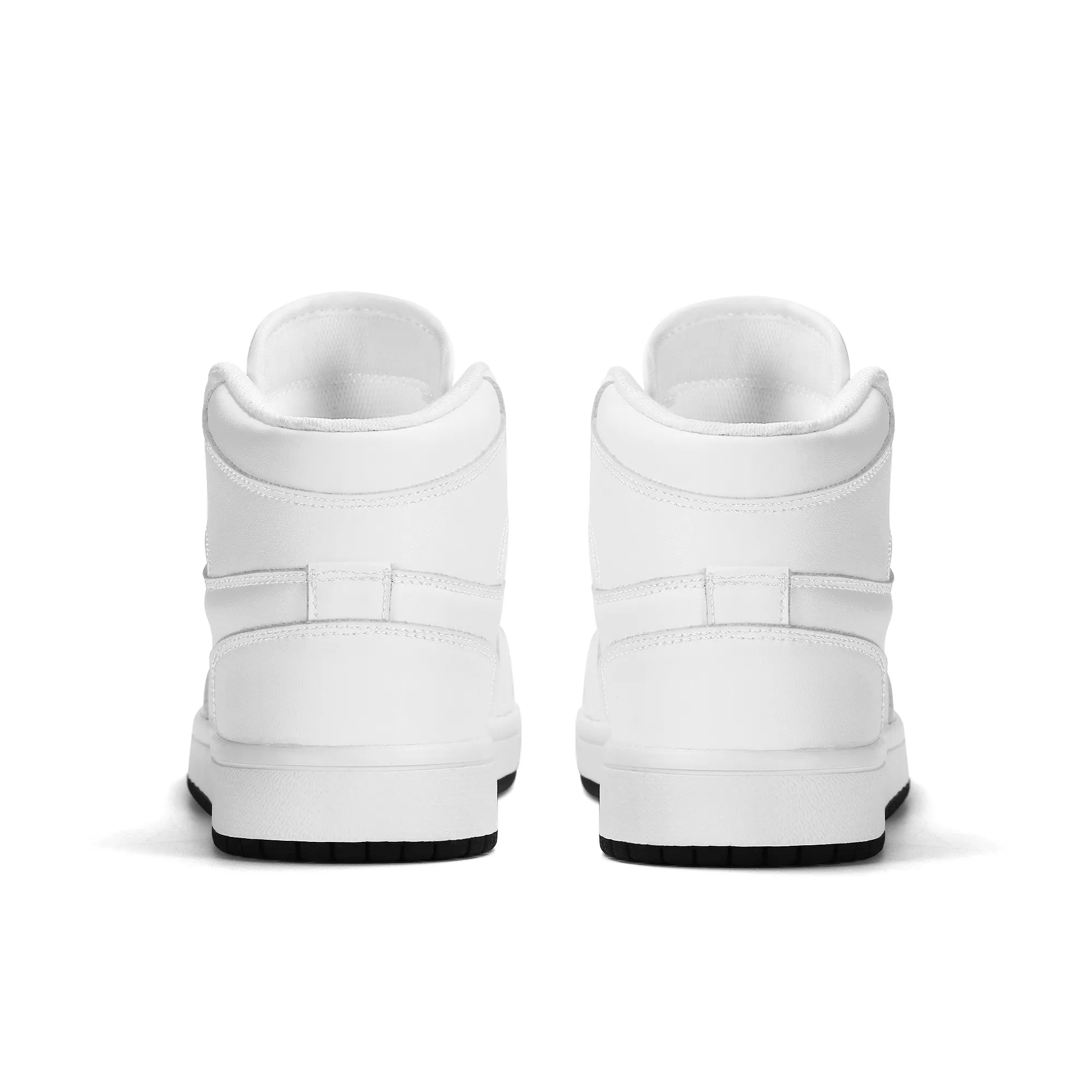 Kids Customizable High Top Vegan Leather Sneakers