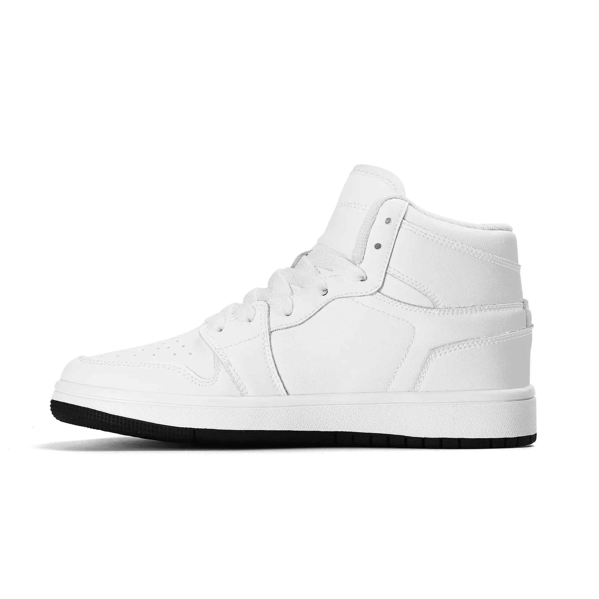 Kids Customizable High Top Vegan Leather Sneakers