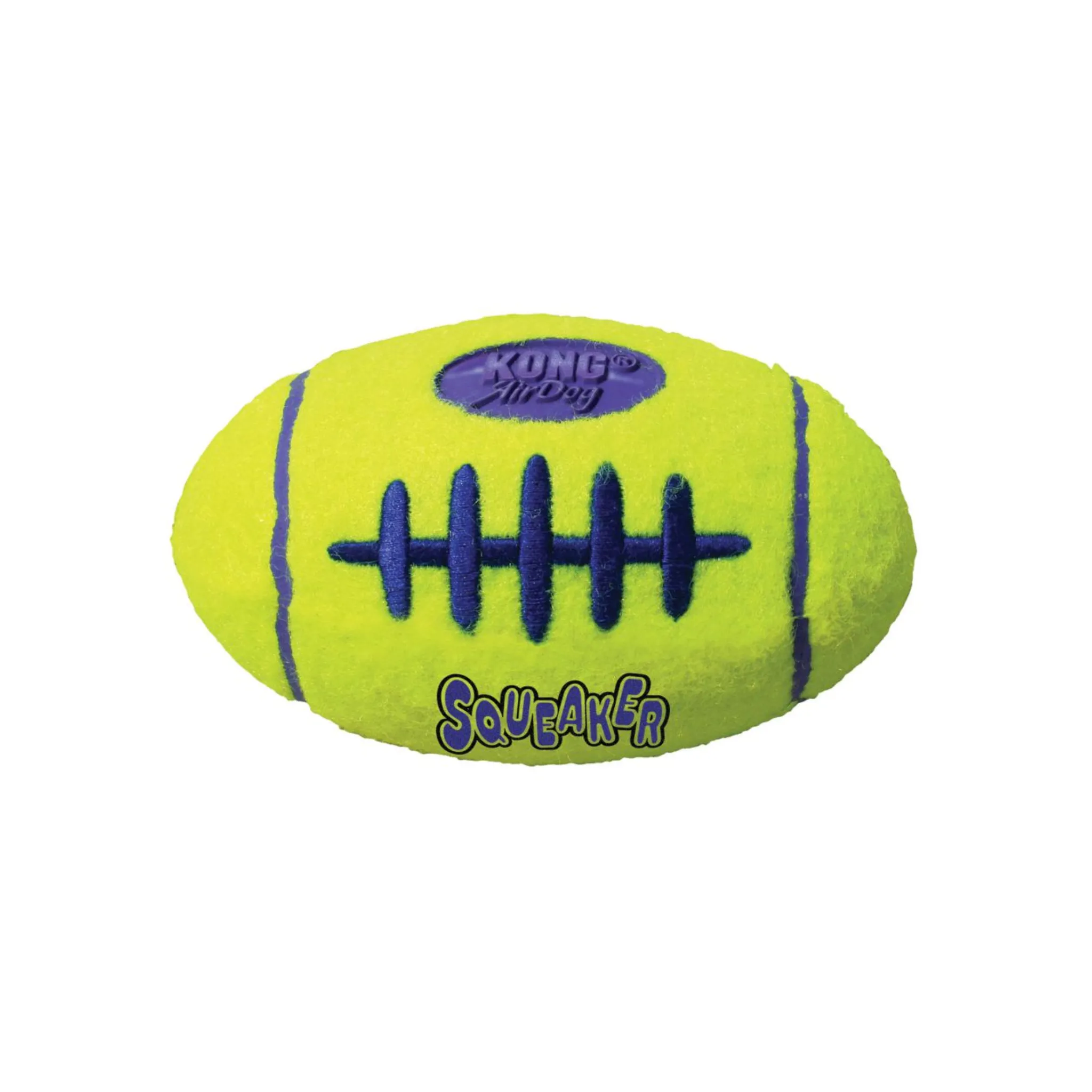 Kong Airdog Squeaker Football Yellow