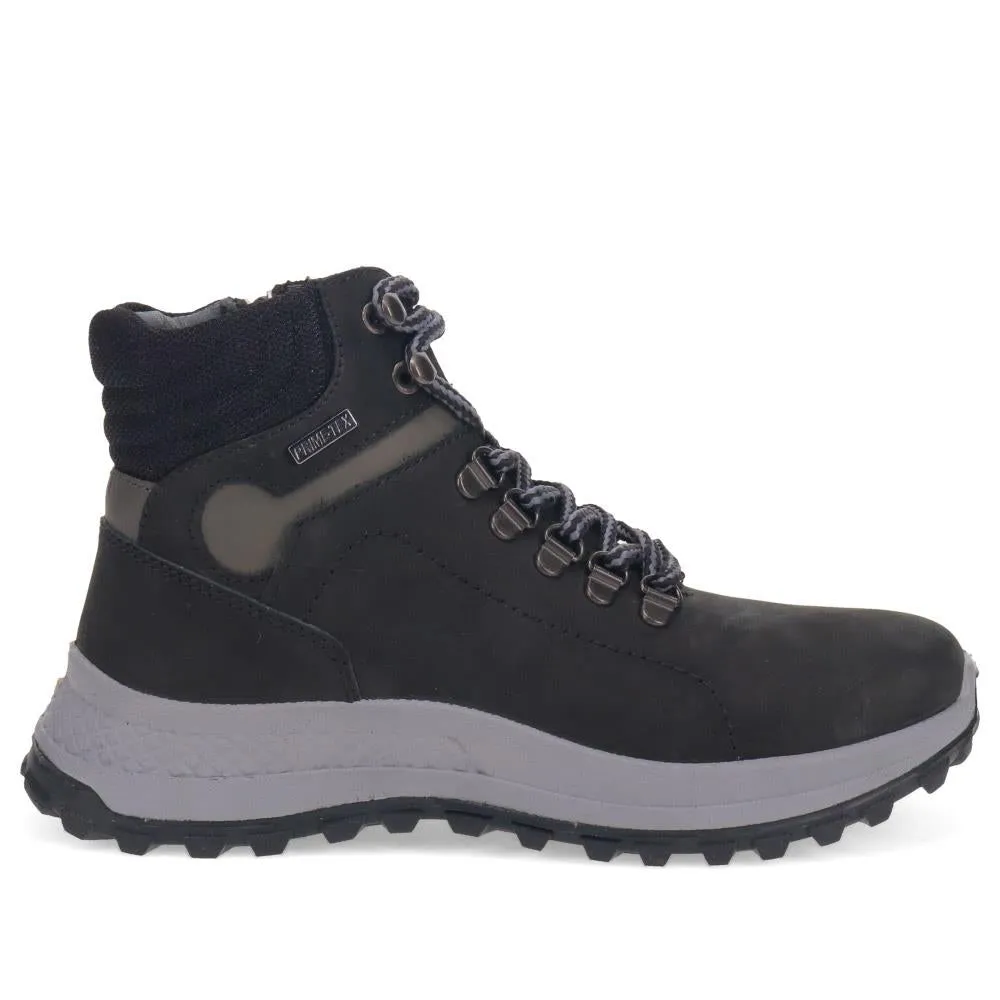 Lace-Up Leather Walking Boots  - SHAFI40007 / 326 267
