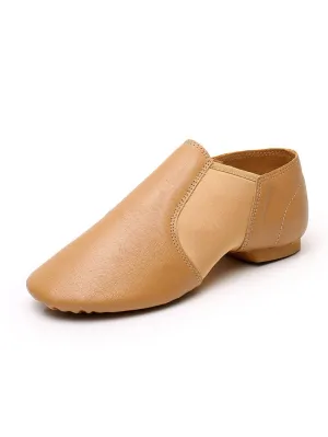 Leather Soft Sole Dance Exercise Shoes Low Heel Jazz Shoes