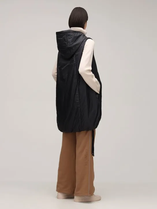 Max Mara   Greengi water resistant long puffer vest 
