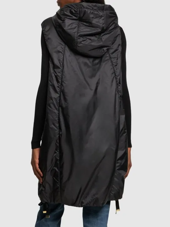 Max Mara   Greengi water resistant long puffer vest 