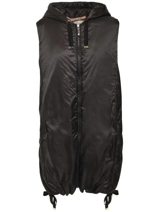 Max Mara   Greengi water resistant long puffer vest 