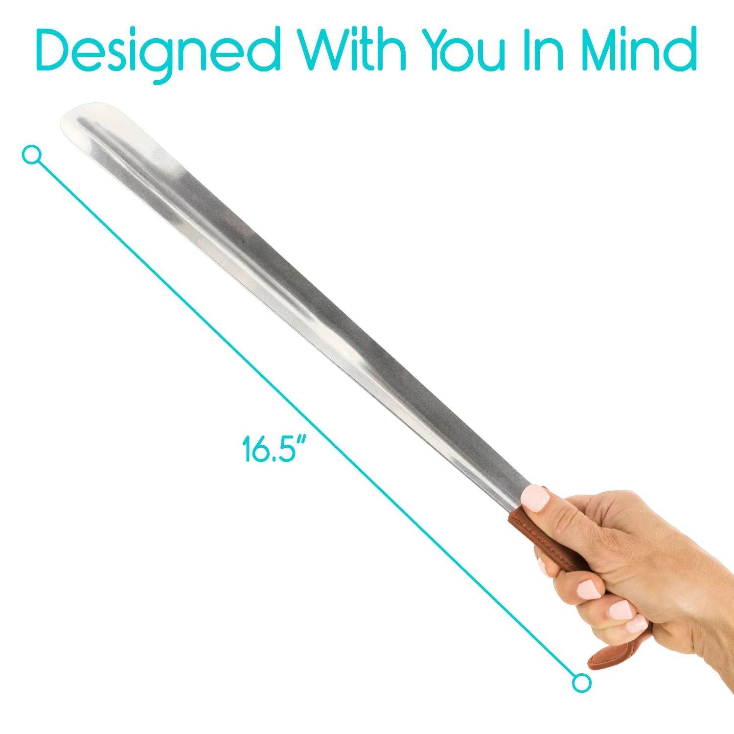 Metal Shoehorn 16'' (2 Pack)