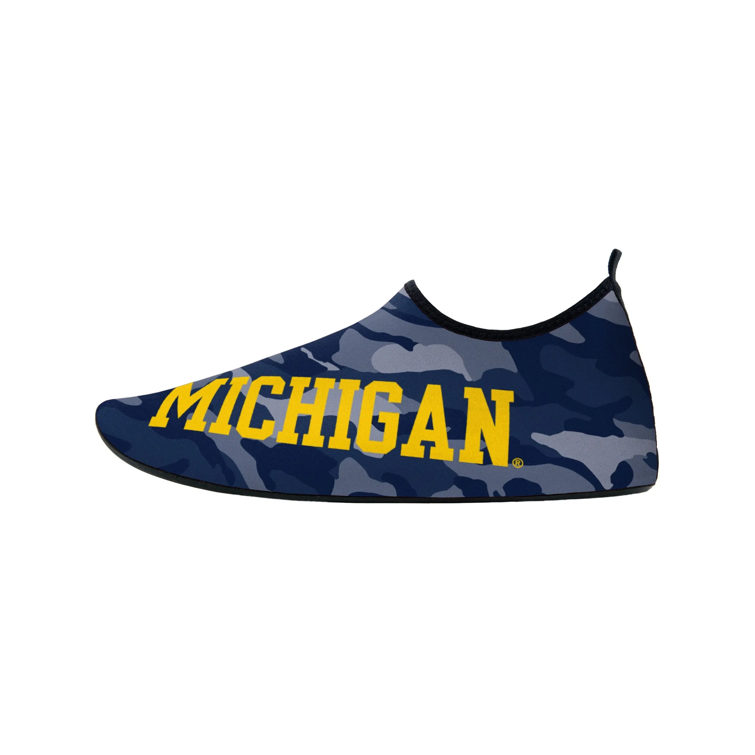 Michigan Wolverines NCAA Mens Camo Water Shoe