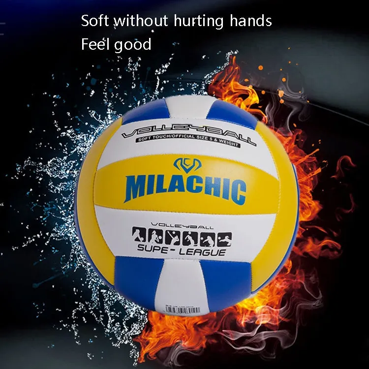 MILACHIC 0845 Volleyball For Student Exams Indoor Competition Volleyball(Black Green 6911)