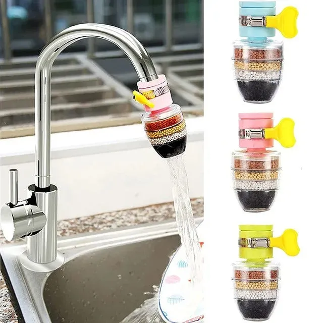 Mini Kitchen Faucet Tap Water Purifier Home Accessories Water Clean Purifier Filter with Filtration Cartridge 16-26mm
