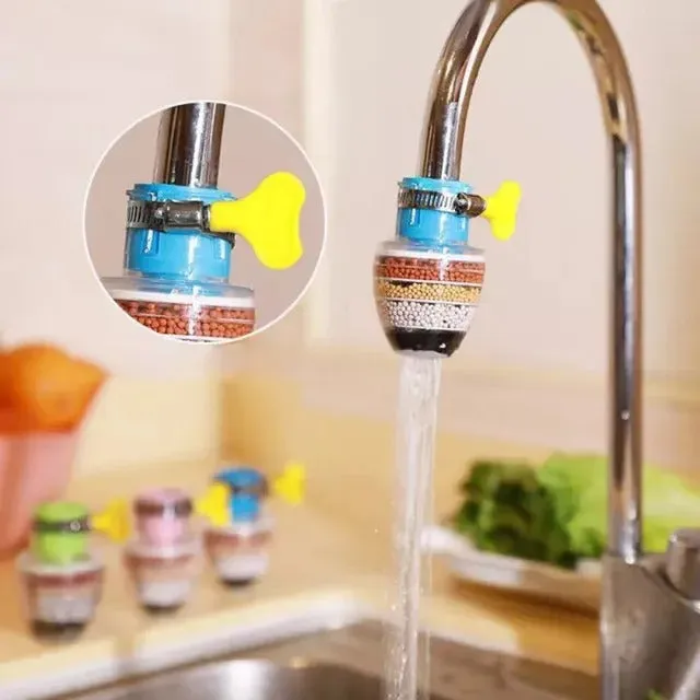 Mini Kitchen Faucet Tap Water Purifier Home Accessories Water Clean Purifier Filter with Filtration Cartridge 16-26mm