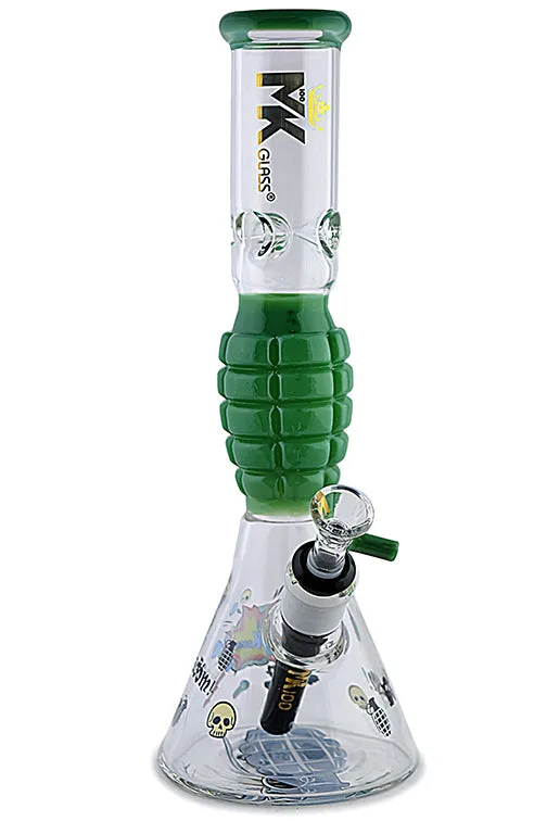 MK Glass Grenade Water Pipe