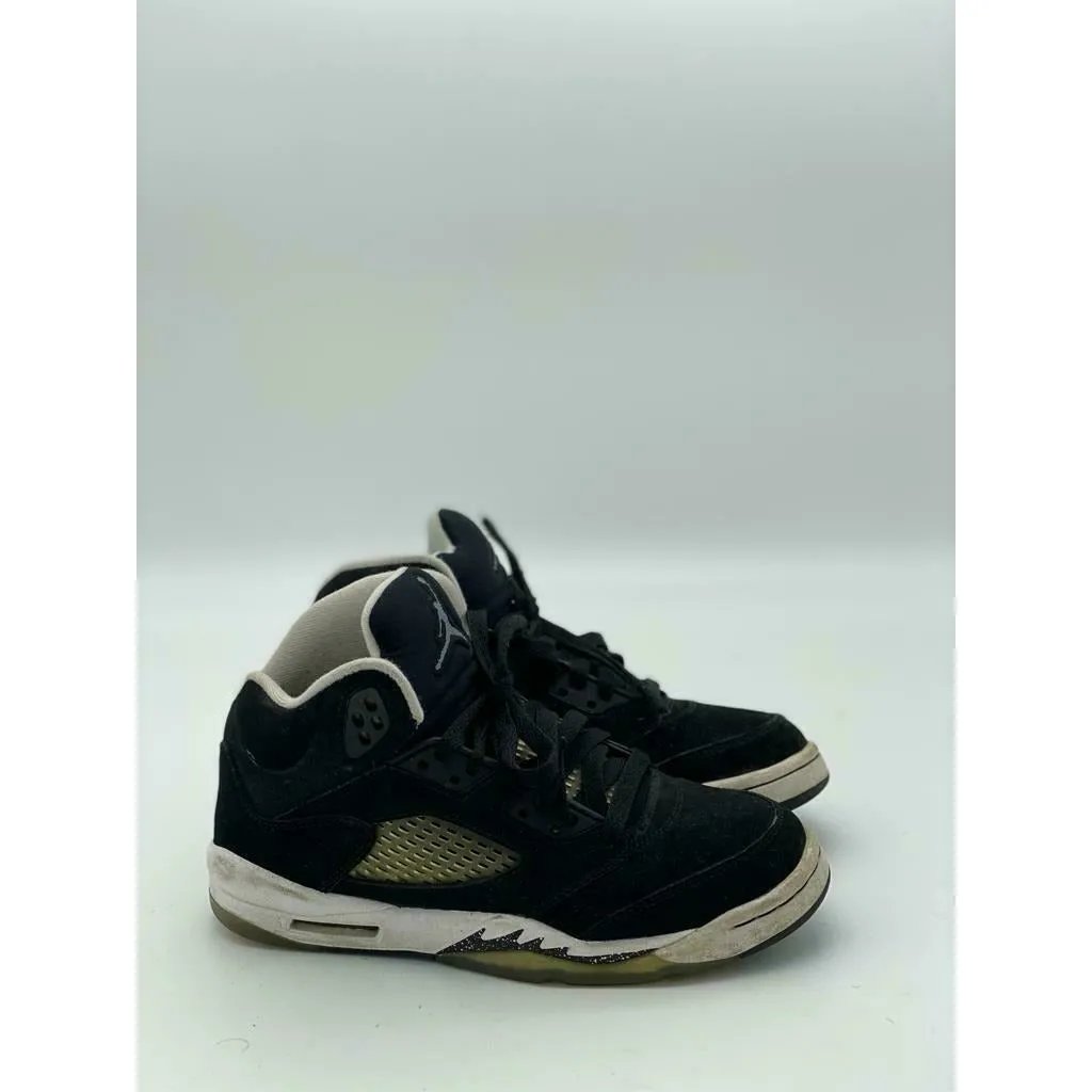 Nike Air Jordan 5 Retro 2013 GS Oreo Size 4.5Y Black White
