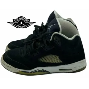 Nike Air Jordan 5 Retro 2013 GS Oreo Size 4.5Y Black White