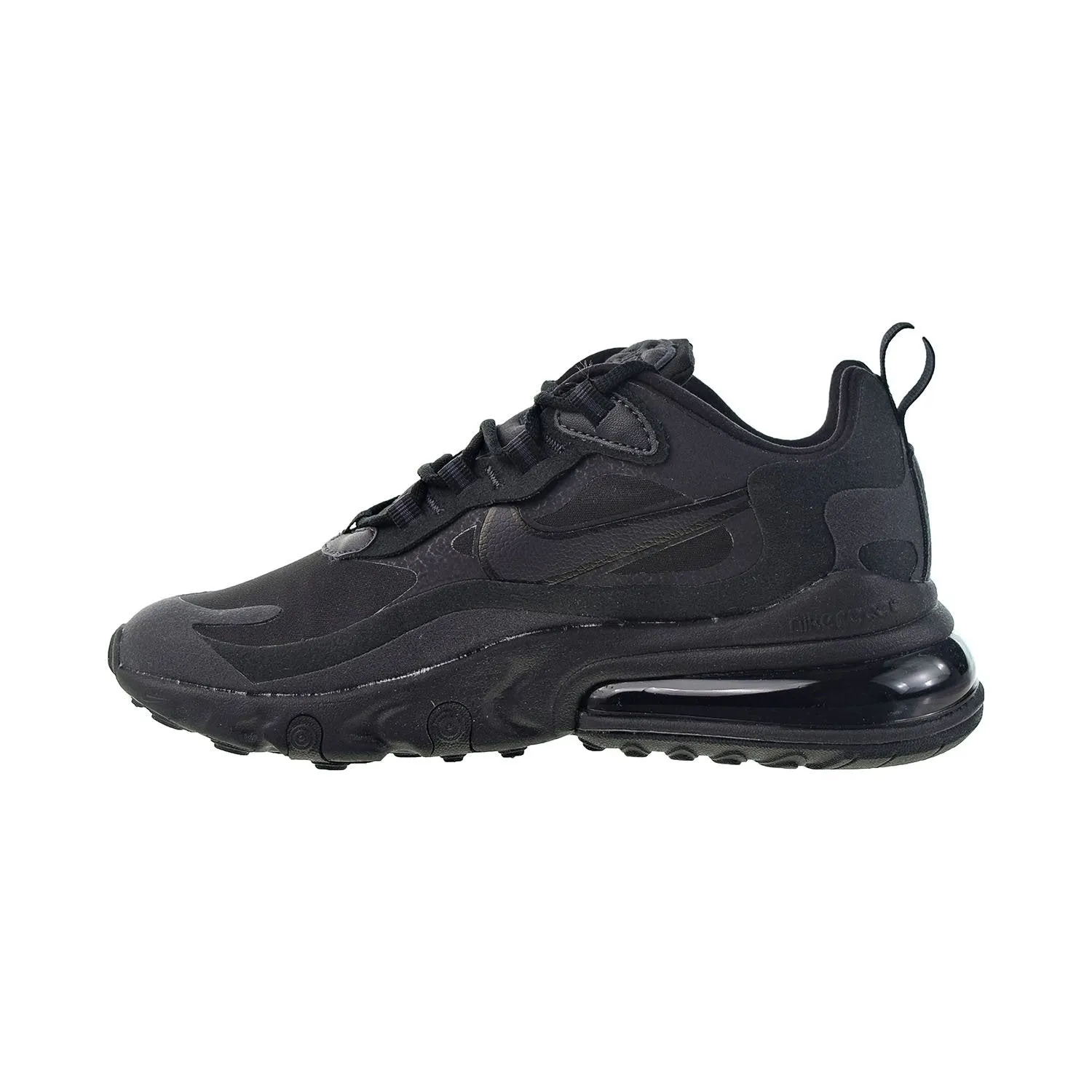 Nike Air Max 270 React "Triple Black" Women's Shoes Black-Oil Grey