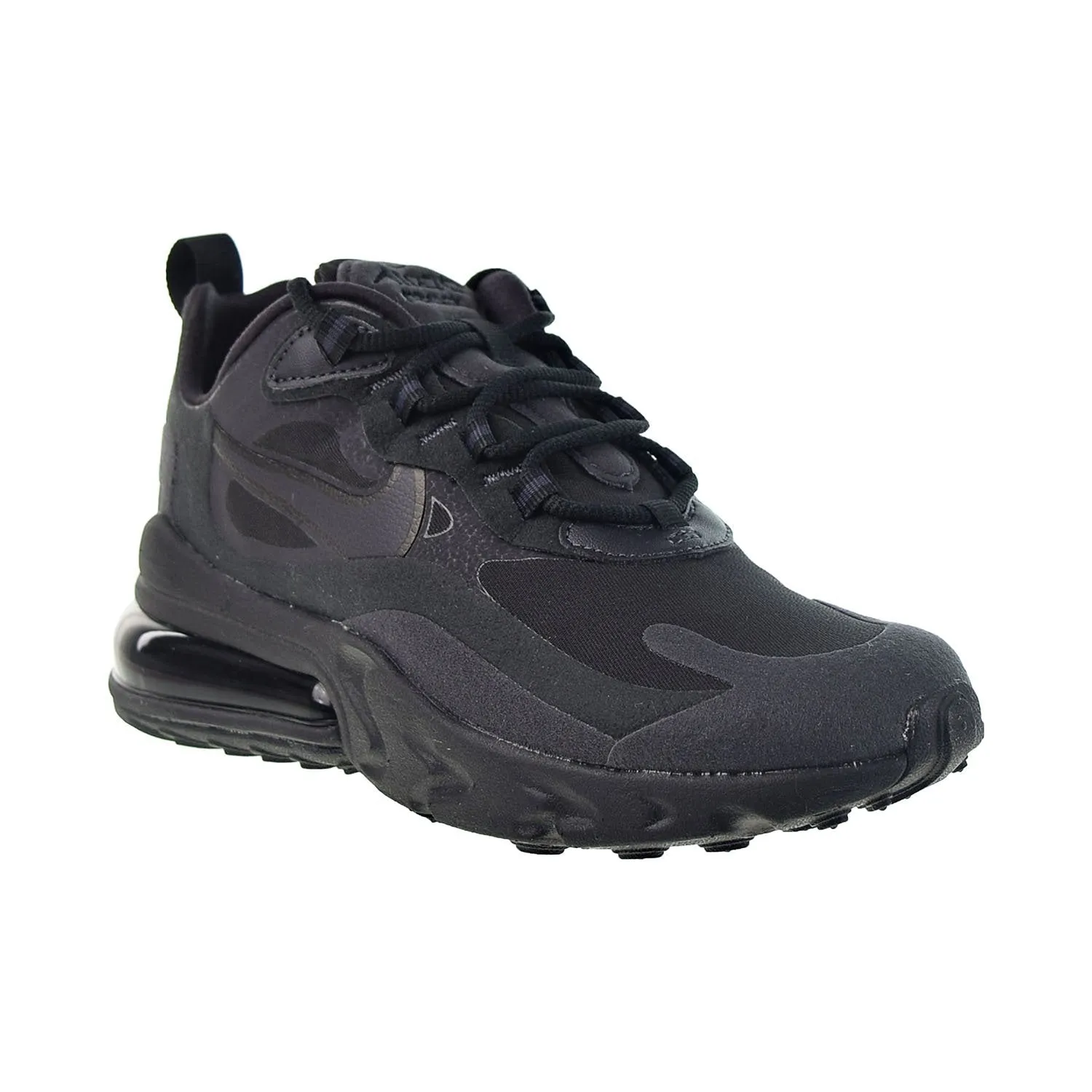 Nike Air Max 270 React "Triple Black" Women's Shoes Black-Oil Grey