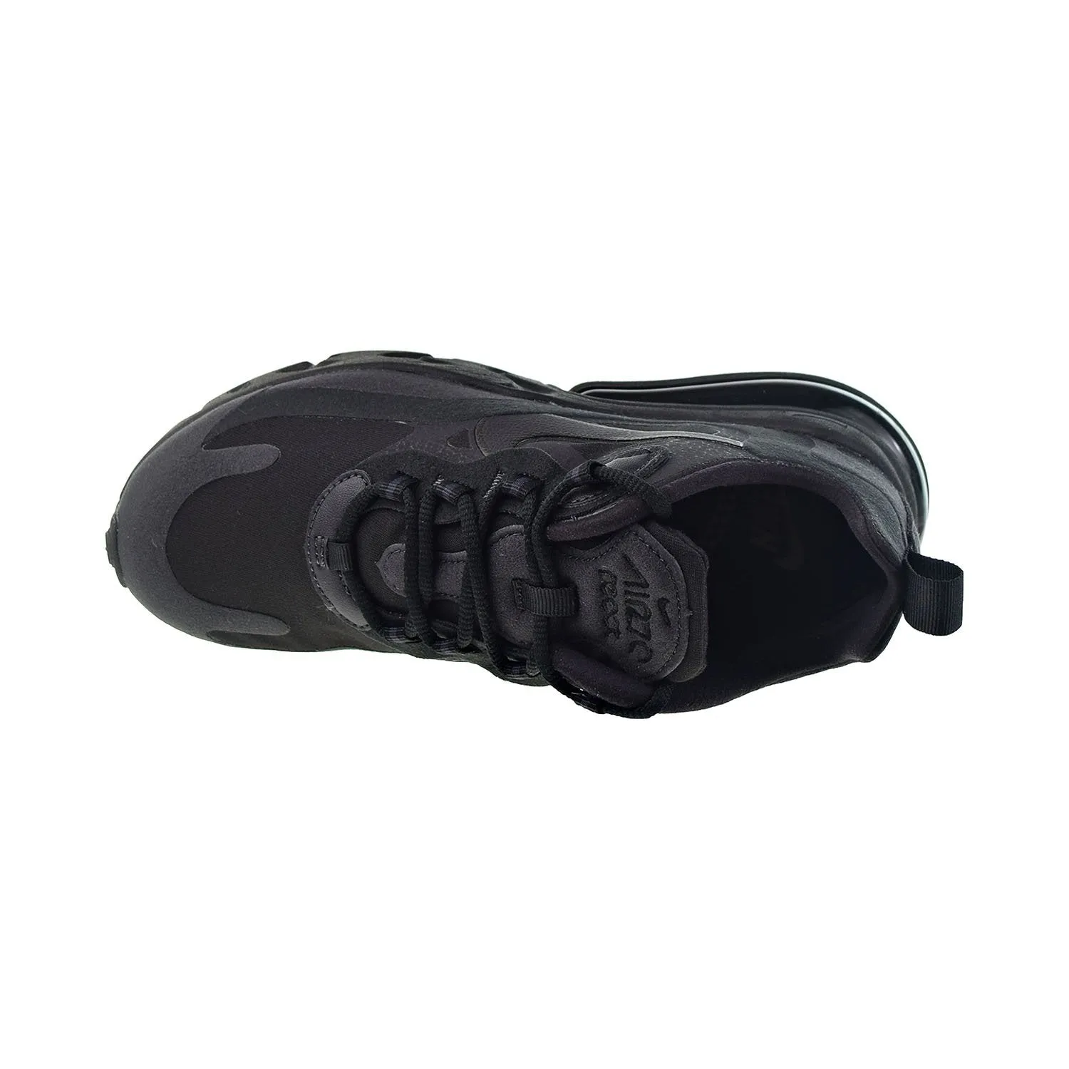 Nike Air Max 270 React "Triple Black" Women's Shoes Black-Oil Grey