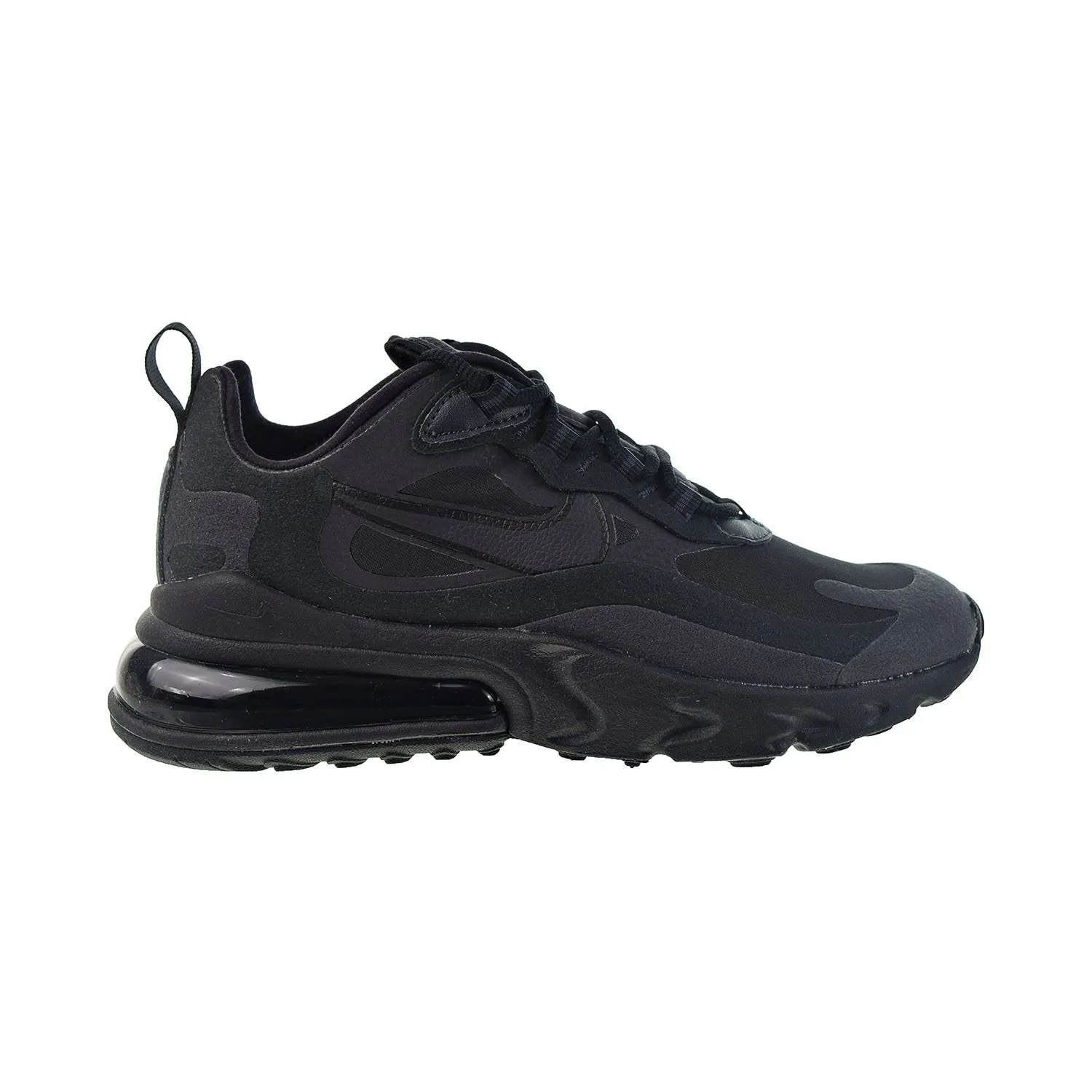 Nike Air Max 270 React "Triple Black" Women's Shoes Black-Oil Grey