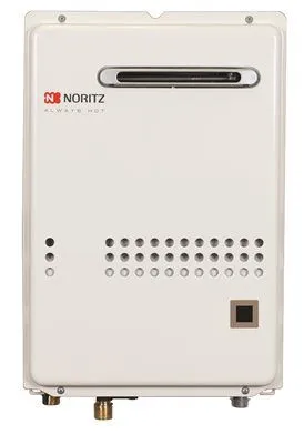 Noritz Residential Outdoor Propane Tankless Water Heater 140000 Btuh 6.6 Gpm