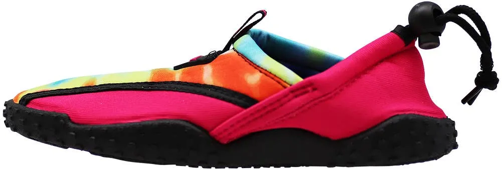 NORTY Girls 11-4 Fuchsia Tie Dye Watershoe 38704