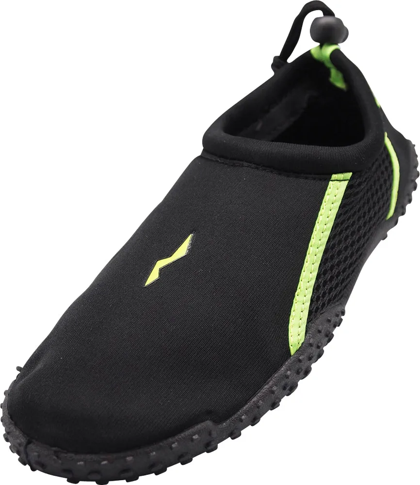 Norty Kids Sizes 11-4 Boys / Girls Slip on Aqua Socks Pool Beach Water Shoe