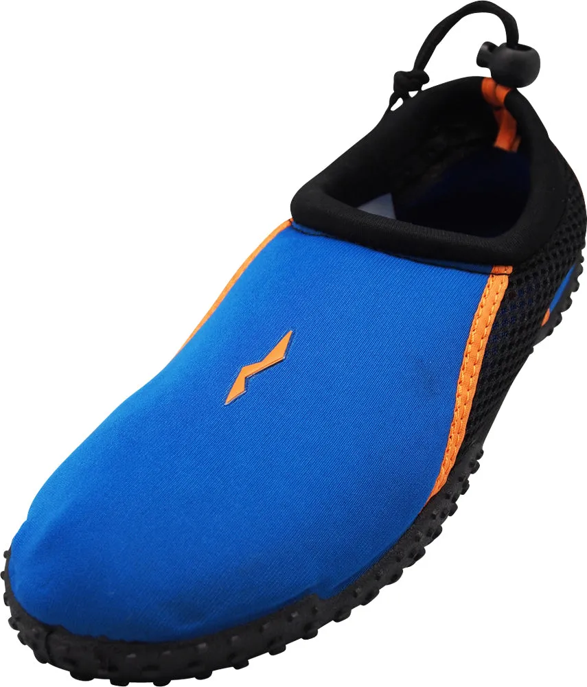 Norty Kids Sizes 11-4 Boys / Girls Slip on Aqua Socks Pool Beach Water Shoe
