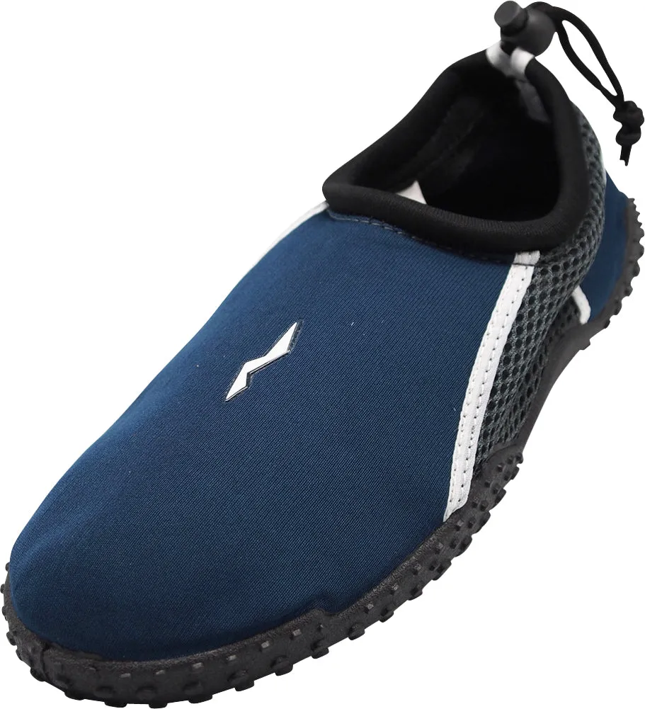 Norty Kids Sizes 11-4 Boys / Girls Slip on Aqua Socks Pool Beach Water Shoe