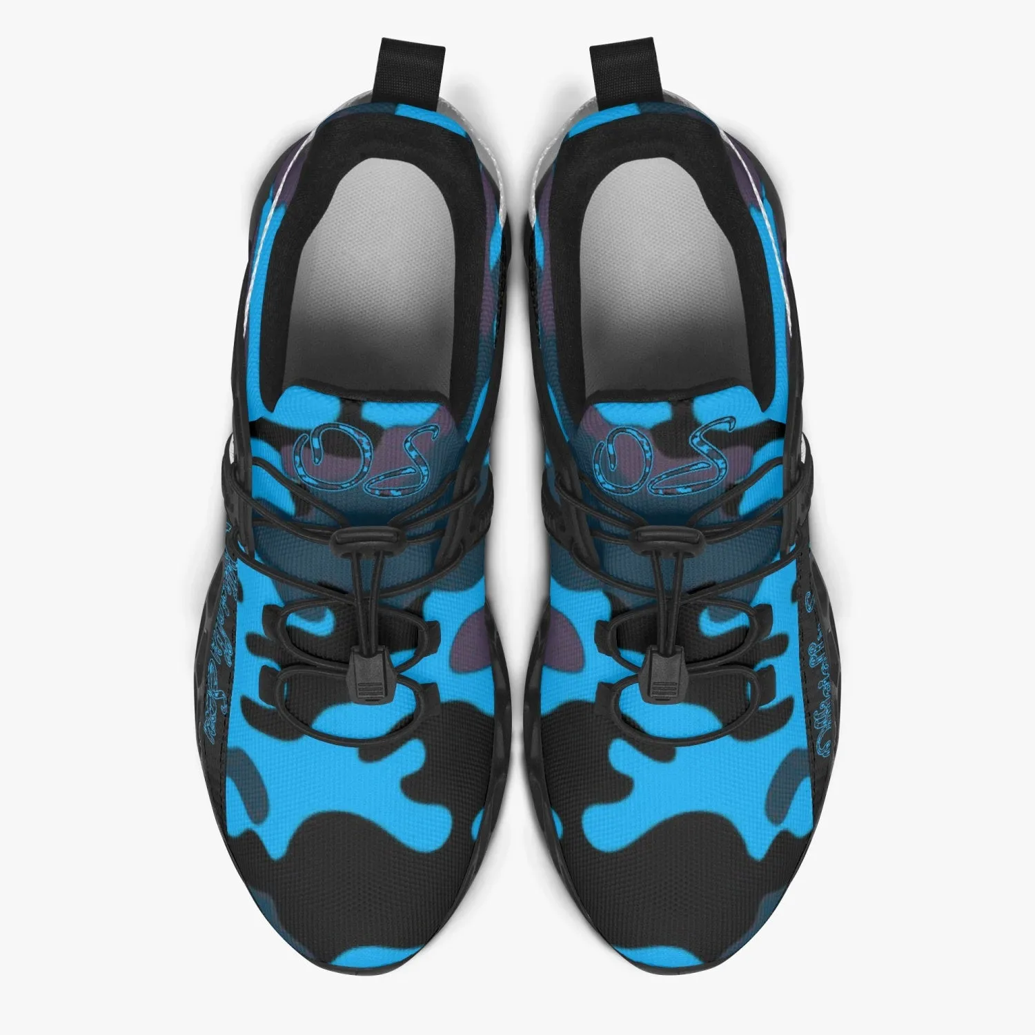 Officially Sexy Blue Army Camouflage Collection Mesh Running Shoes
