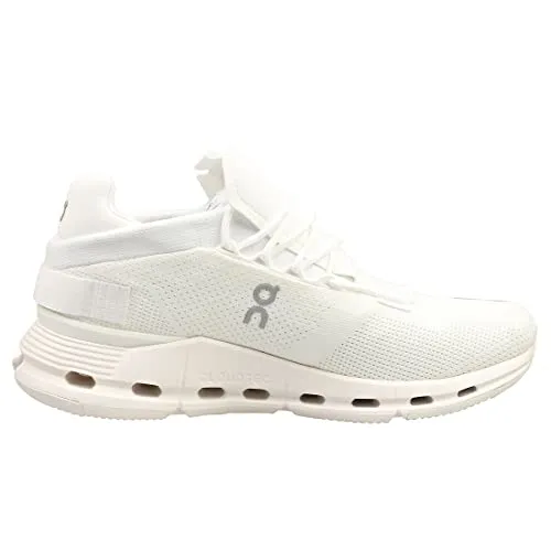 ON Men's Cloudnova Sneakers, All White Training Shoes