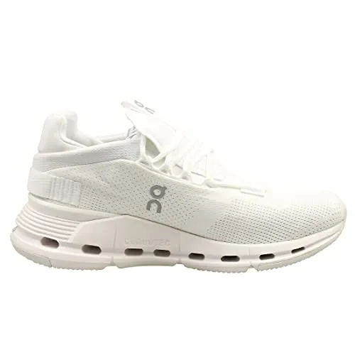 ON Women's Cloudnova Sneakers, All White Training Shoes