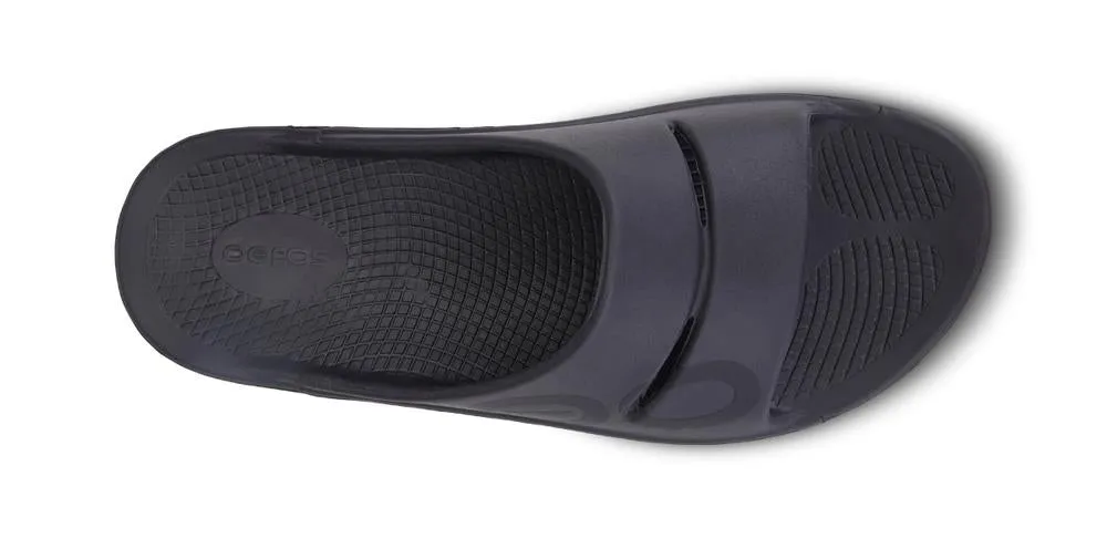 OOFOS Unisex OOahh Sport Sandals - Black Matte
