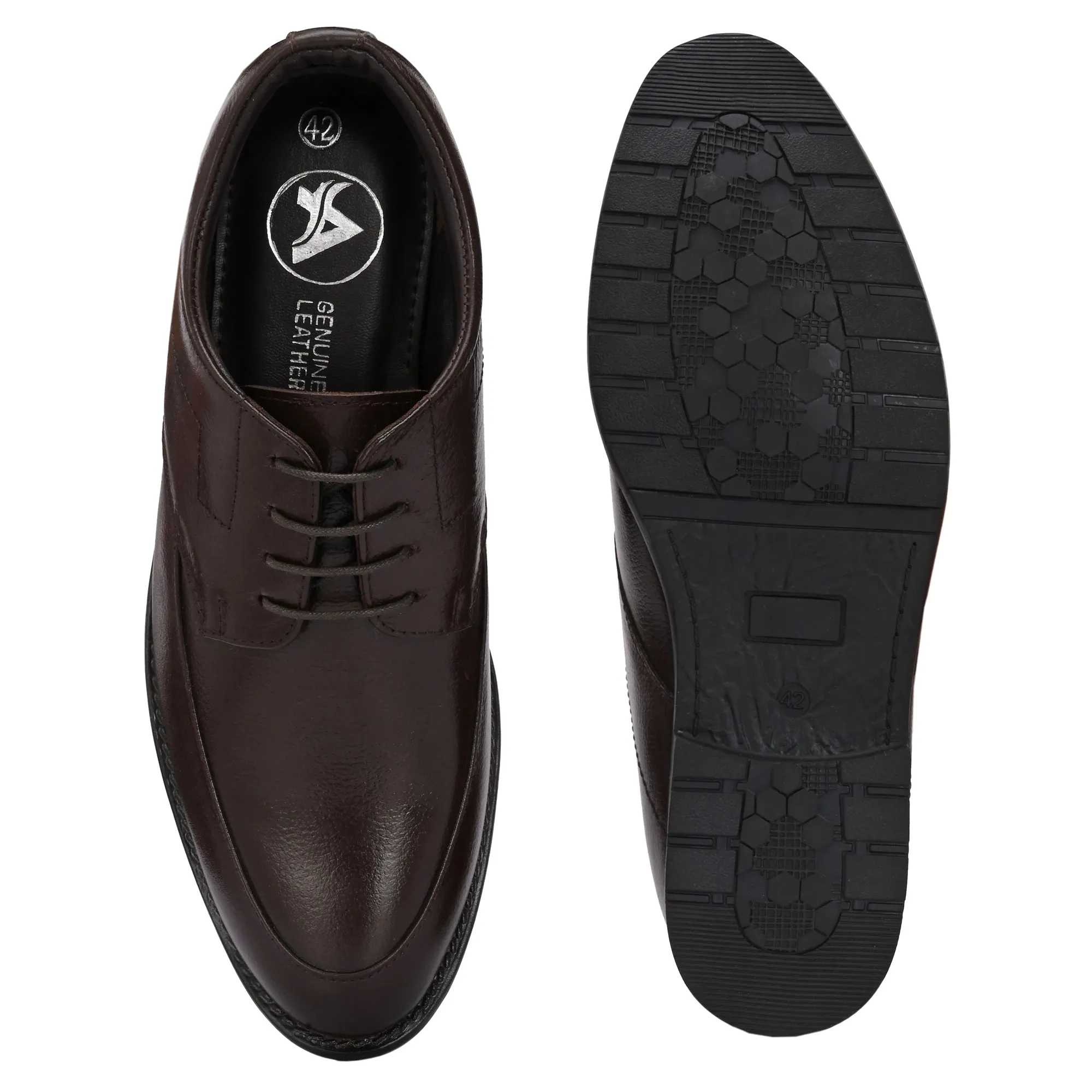 Opulent Full Grain Leather Derby Lace Ups