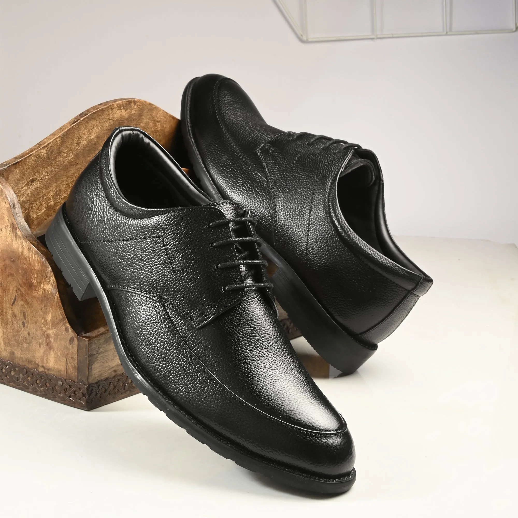 Opulent Full Grain Leather Derby Lace Ups