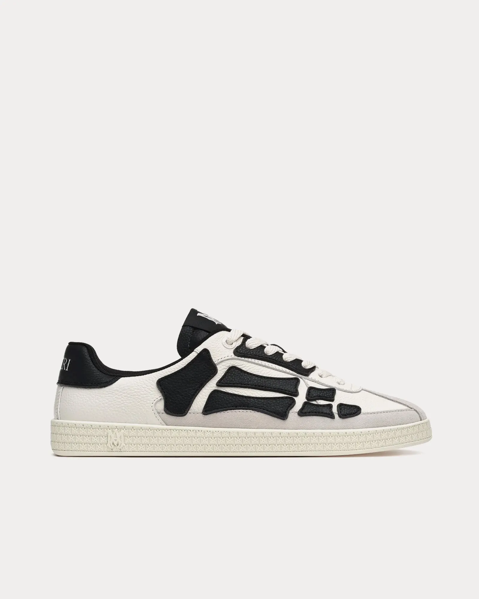 Pacific Bones White / Black Low Top Sneakers