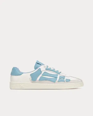 Pacific Bones White / Dusty Blue Low Top Sneakers