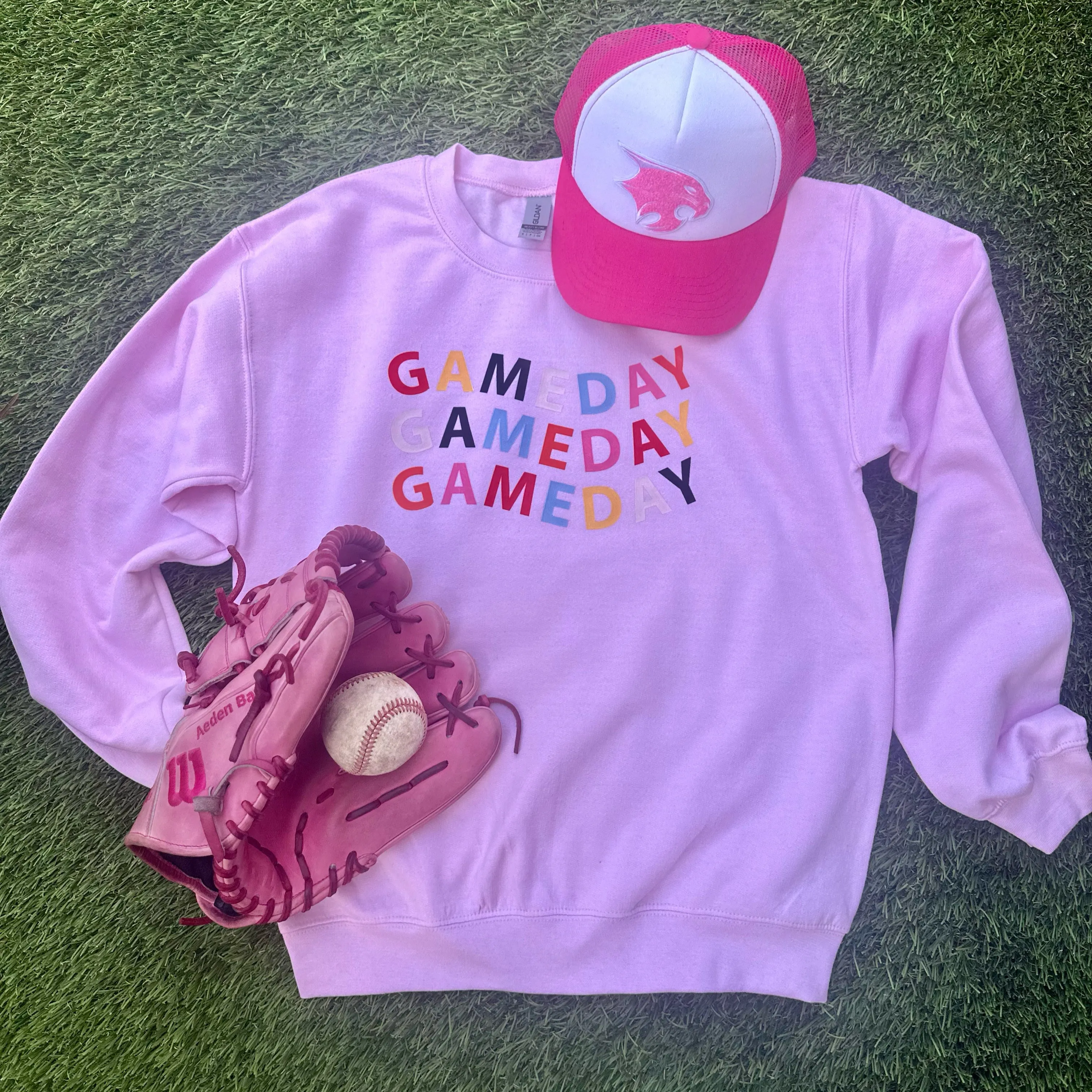 Pink Game Day Sweatshirt