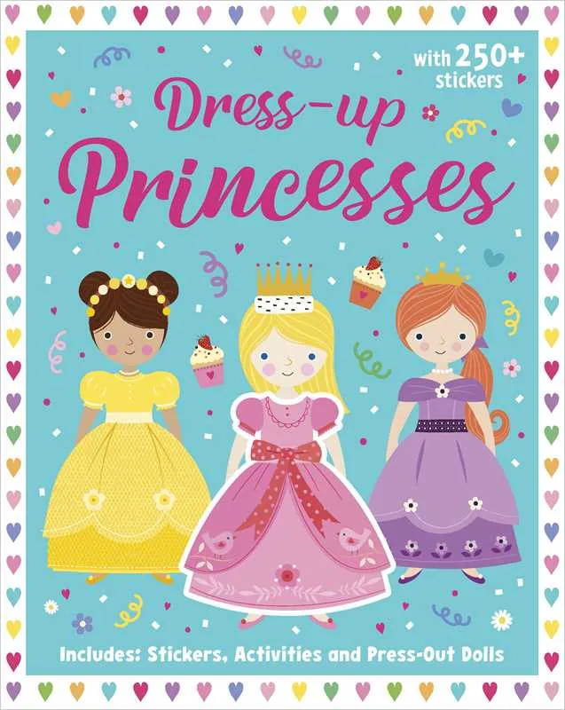 Princesses: Dress-Up Sticker Book by